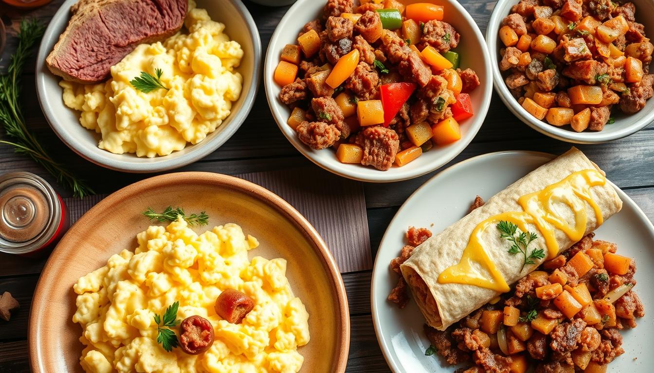 canned corn beef breakfast recipes with no potatoes
