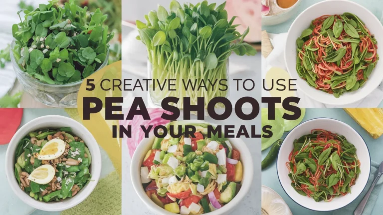 5 Creative Ways to Use Pea Shoots in Your Meals