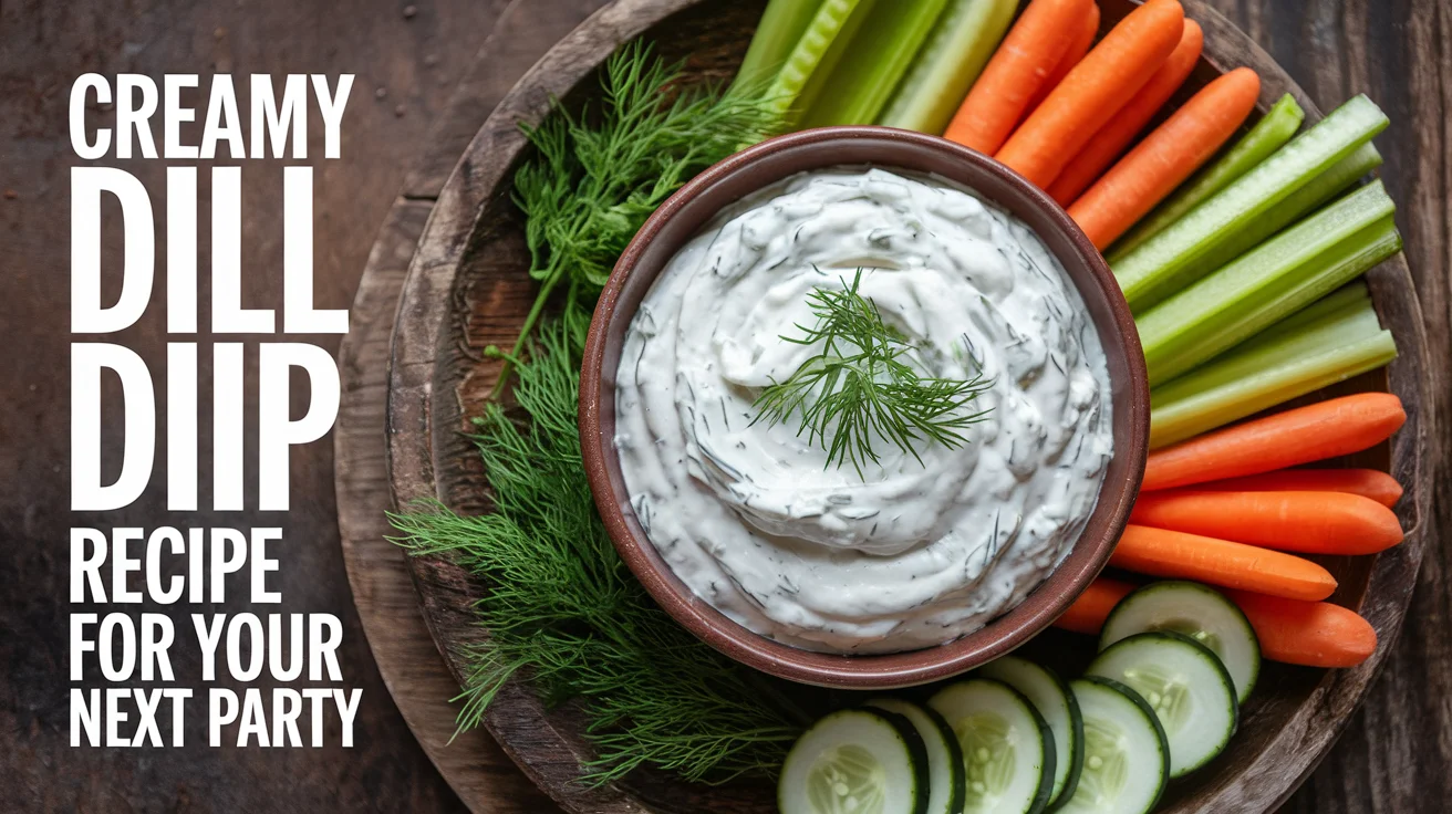 Creamy Dill Dip Recipe for Your Next Party