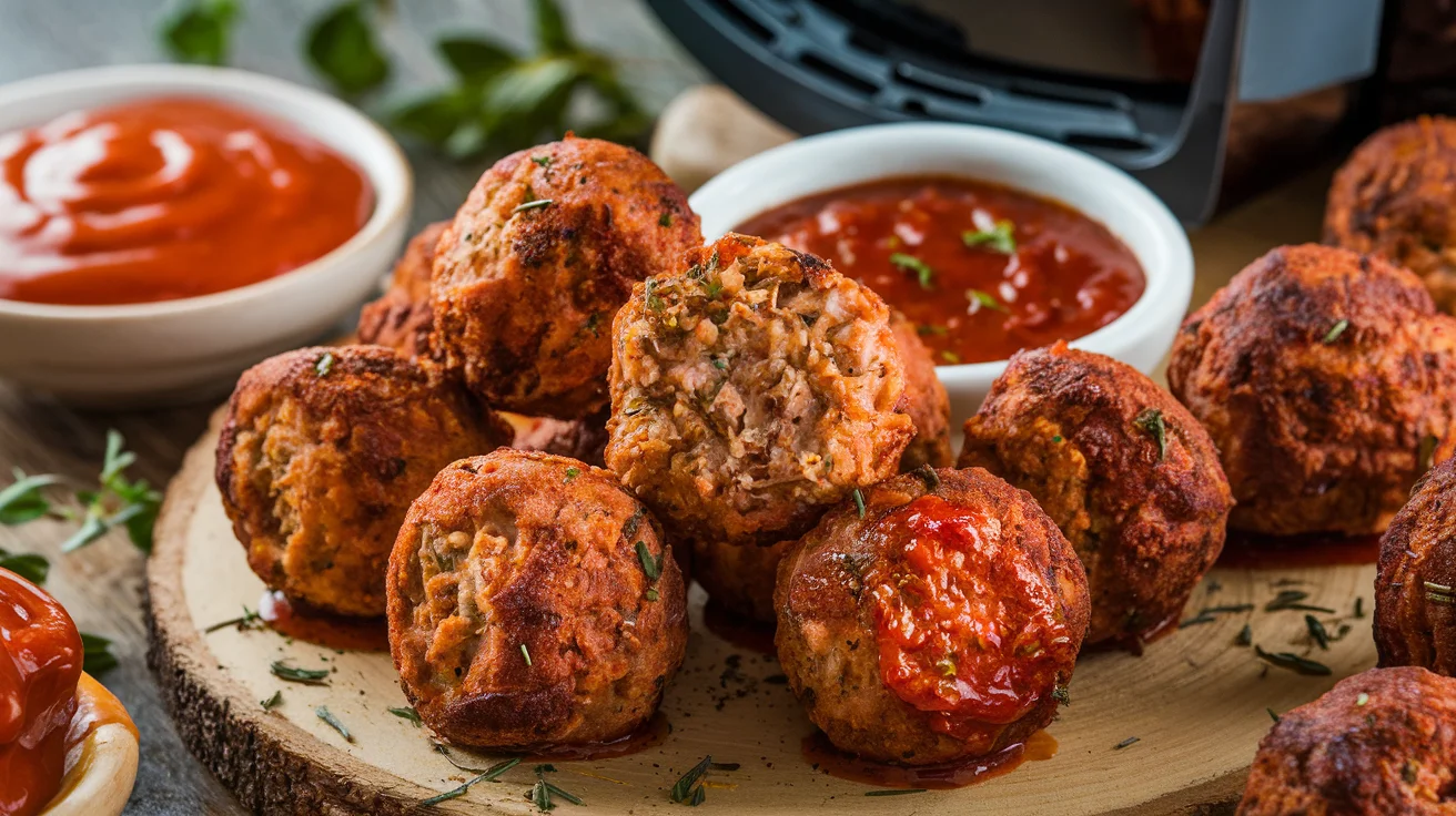 Frozen Meatballs in Air Fryer